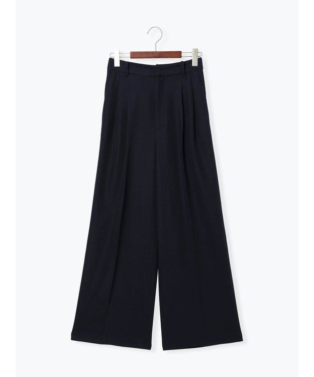 Te chichi 【セレモニーアイテム】2タックワイドパンツ（セットアップ可） ネイビー