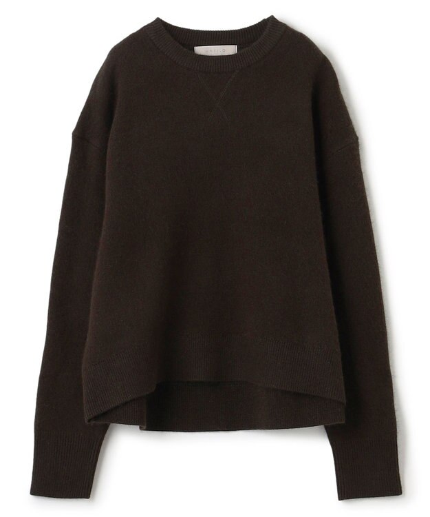 UNFILO 【WEB＆一部店舗限定】へアリースウェット クルーネックニット オリーブグリーン