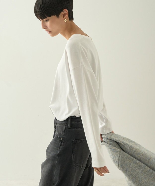 AMERICAN HOLIC スクエアカットプルオーバー Off White