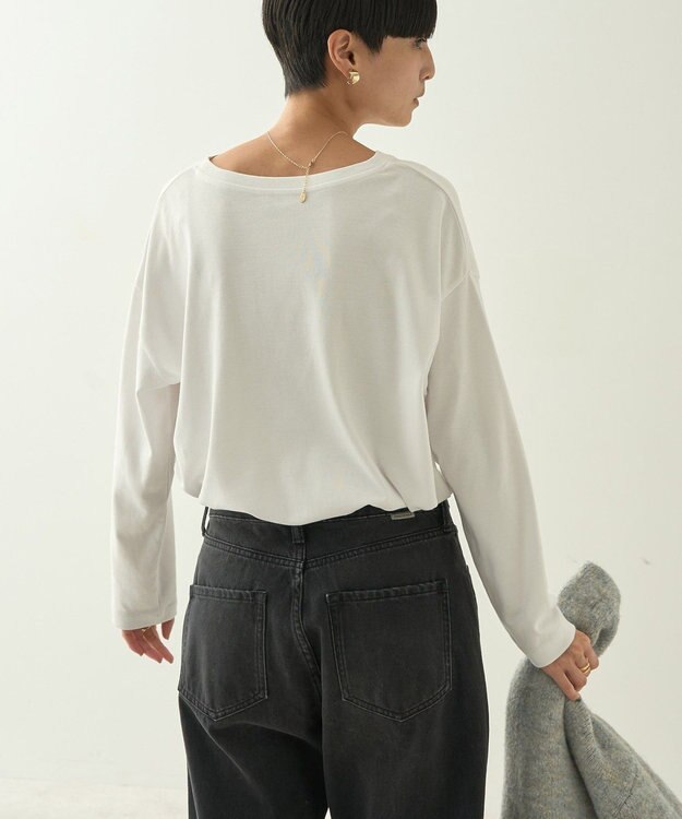 AMERICAN HOLIC スクエアカットプルオーバー Off White