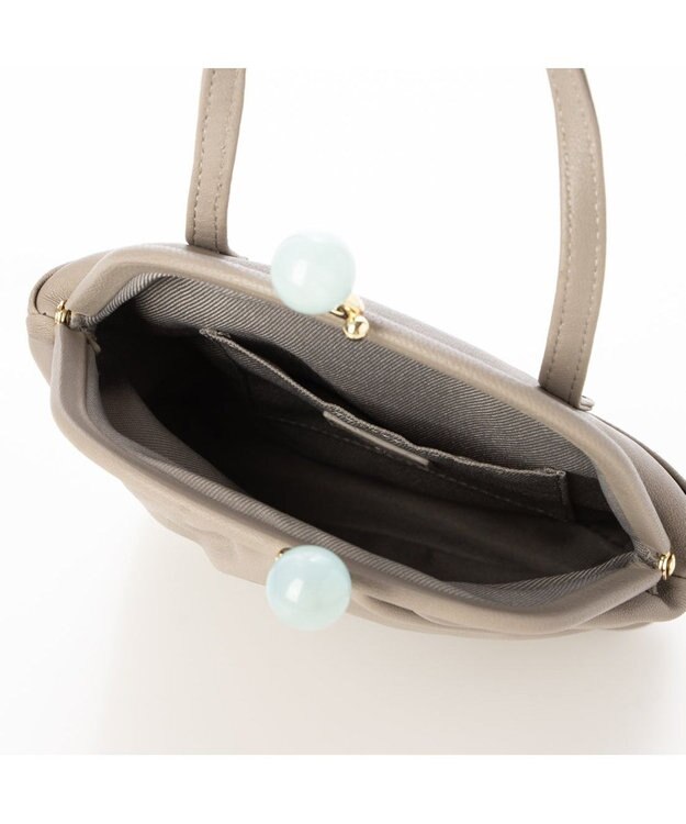 UNBILLION 【テレビ ドラマ着用アイテム】perche ジェムストーンガマグチモバイルショルダー ライトグレー