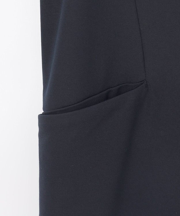 J.PRESS LADIES S ハリプルライトジャージー ロング ジレ ネイビー系