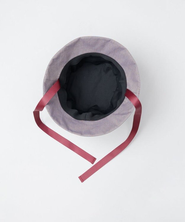 AURORA 【 ANNA SUI（アナ スイ）】ネコ耳ロゴ刺しゅうクロッシェハット パープル