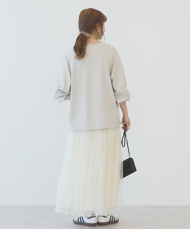 AMERICAN HOLIC 袖ボリュームカットプルオーバー Light Beige