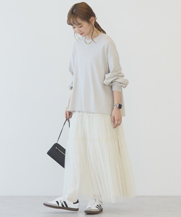 AMERICAN HOLIC 袖ボリュームカットプルオーバー Light Beige