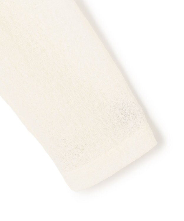 ICB 【先行予約・WEB限定】 コットンレーシージャガード ハイネックカットソー オフホワイト