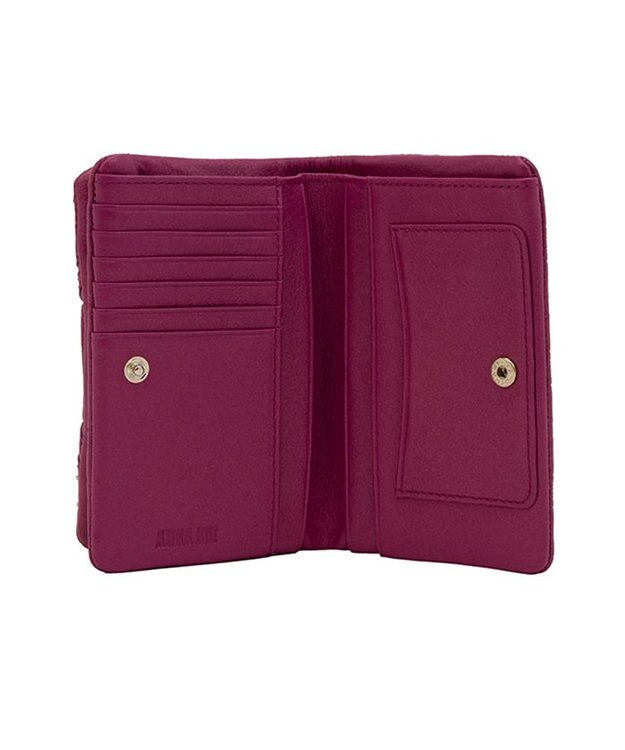 ANNA SUI ピーコック 二つ折り口金財布 ピンク