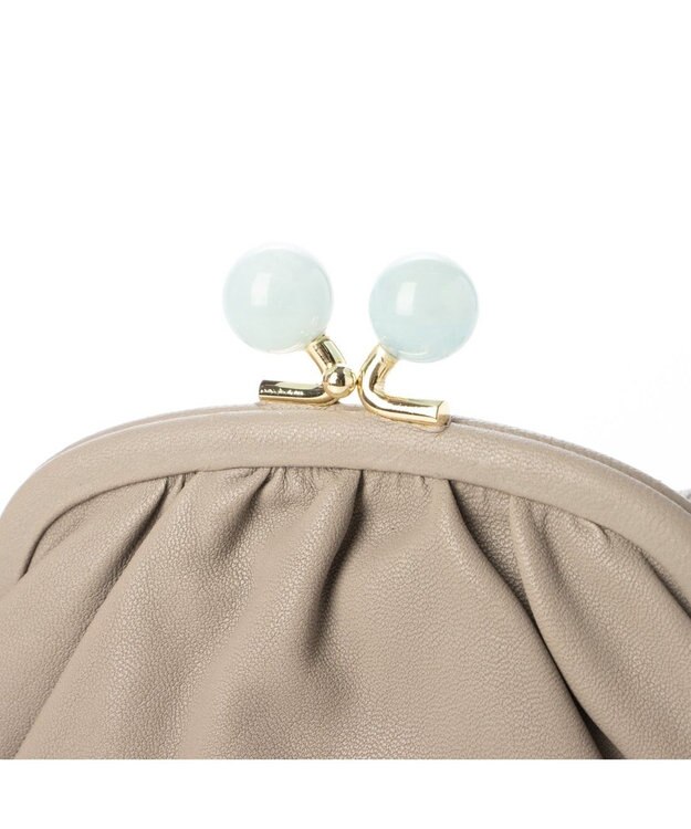 UNBILLION 【テレビ ドラマ着用アイテム】perche ジェムストーンガマグチモバイルショルダー ライトグレー