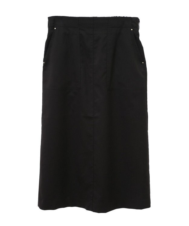 Green Parks きれいシルエットＡラインスカート Black