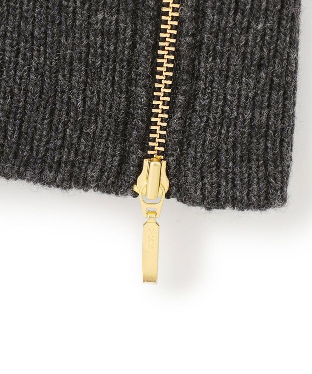 23区 【見上愛さん着用/Oggi掲載/洗える】カシミヤブレンド サイドジップ  ニットチュニック グレー系