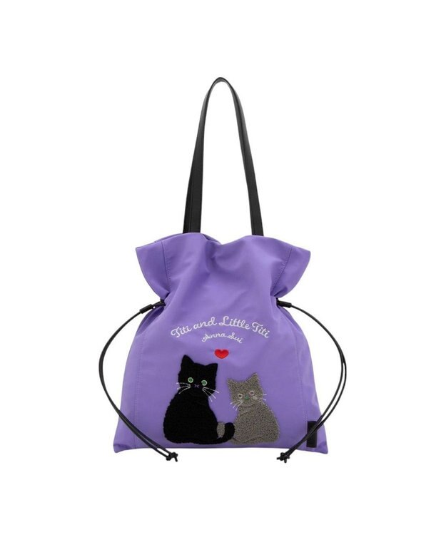 ANNA SUI デイリーTITI トートバッグ パープル