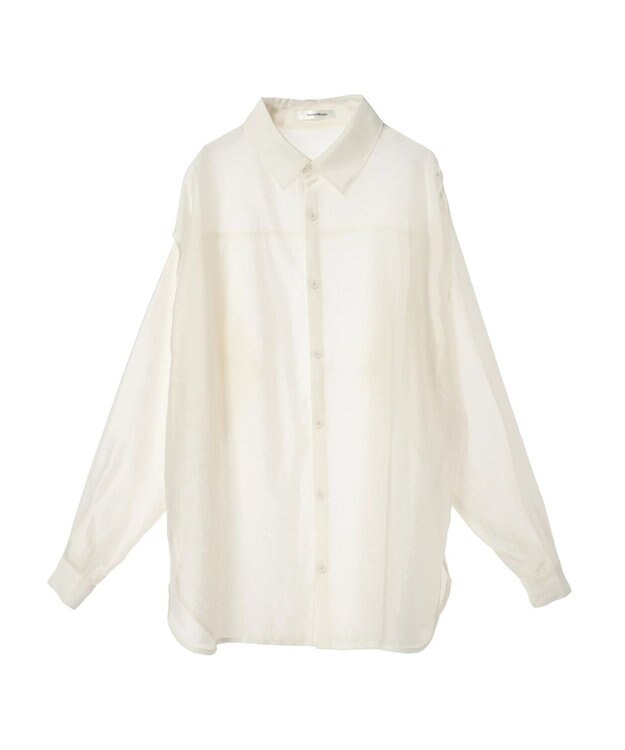 Green Parks ショルダースリット２ＷＡＹシャツ Off White