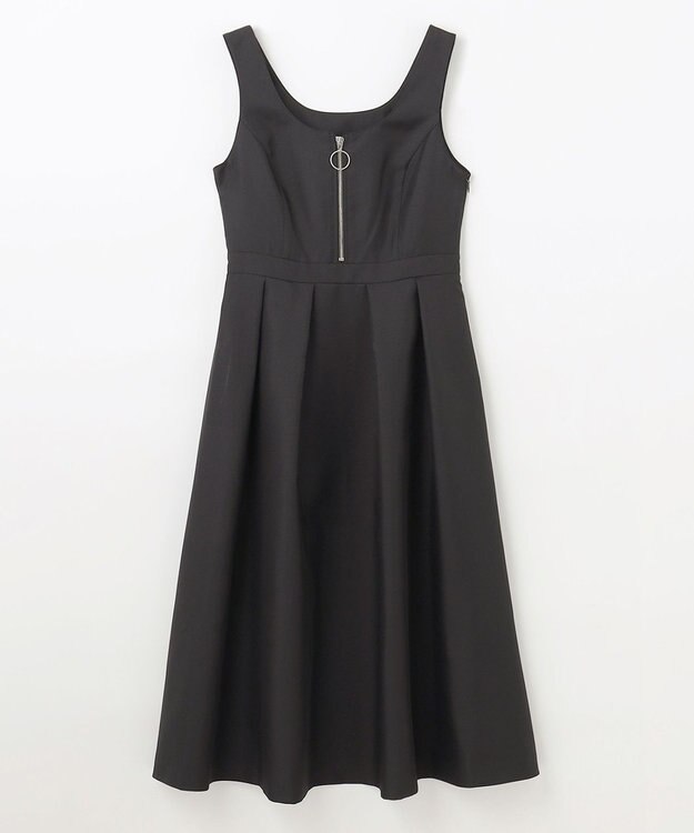 GRACE CONTINENTAL ツイルタックワンピース ブラック
