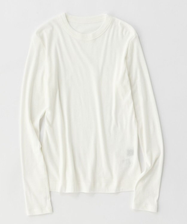 uncrave シアー クルーネックカットソー ホワイト