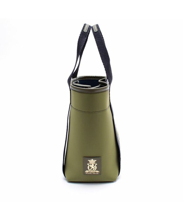 A.D.M.J. 【魔法の様に軽い】マジックライト/イタリアンファブリックステッチ刺しゅうデイリートートM オリーブ