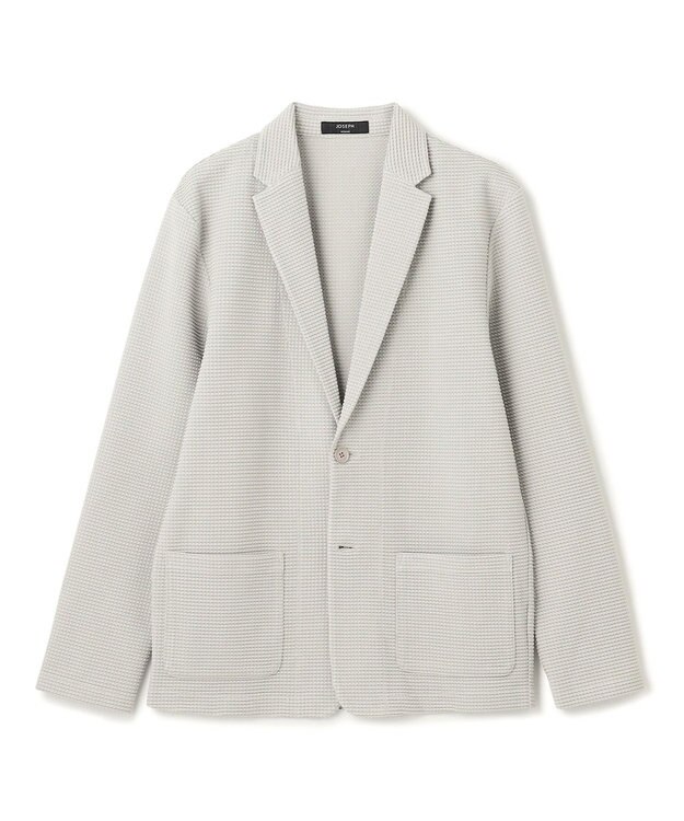 JOSEPH HOMME ＜新色追加＞【オリジナル素材/シワになりにくい】ライトタックジャージー パッチポケット ジャケット アイボリー系