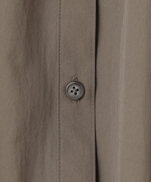 J.PRESS LADIES 【洗える】RENUソフトタイプライター シャツ ワンピース モカ系