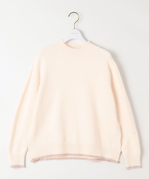 ANY SIS 【大人百花掲載 ヨンアさん着用】2SET パウダータッチ ツインセット アイボリー