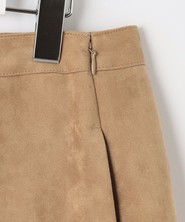 J.PRESS LADIES 【洗える】ソフィーヌスエード スカート キャメル系