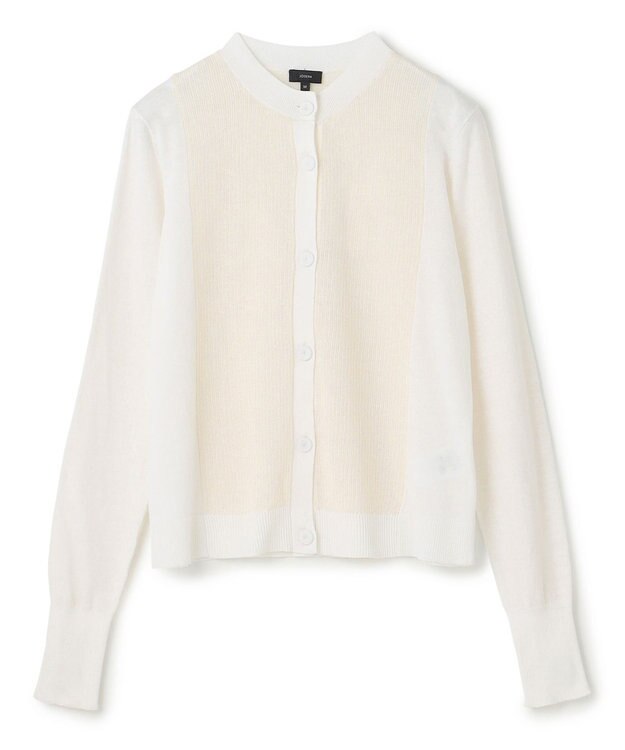 JOSEPH 【洗える】リネンコットン　カーディガン Ivory