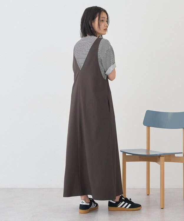 AMERICAN HOLIC 【前後2WAY】ZIPジャンスカ Charcoal Gray