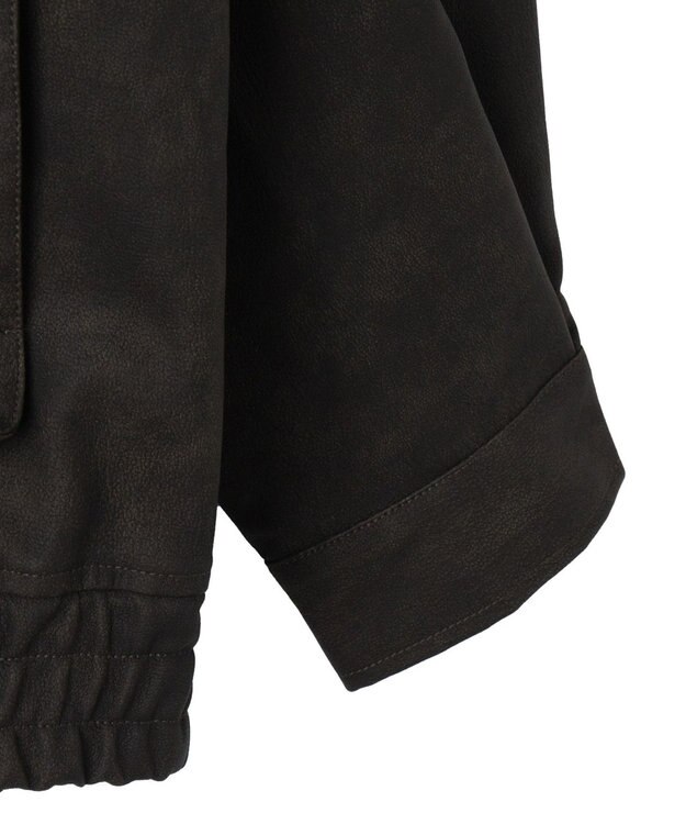 WEGO 【ユニセックス着用ITEM】エコレザー2WAYフライトジャケット 柄1