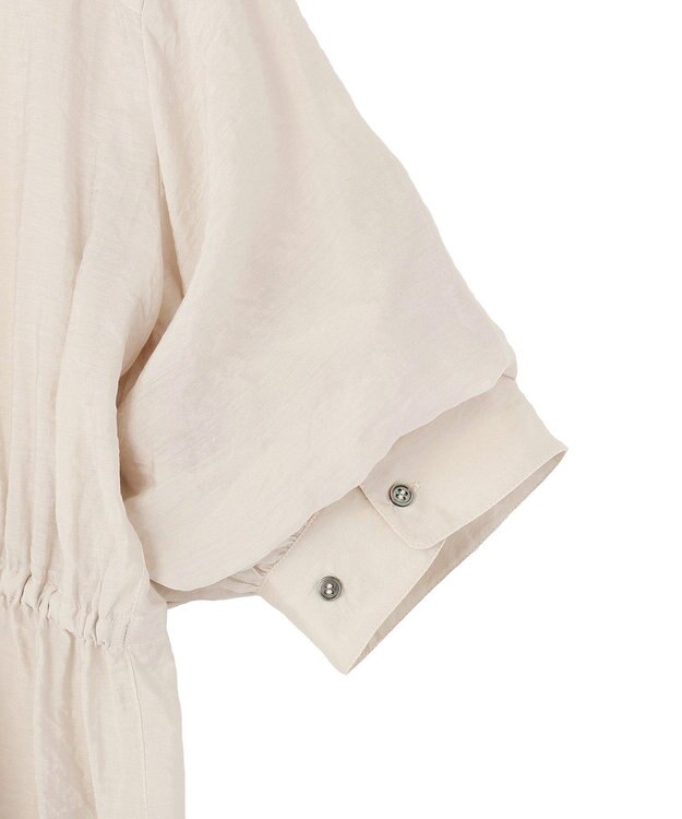 YECCA VECCA シアー2way袖バルーンチュニック Light Beige