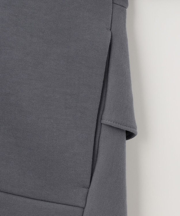 組曲 【人気商品入荷！】ダンボールジャージーバックフリル パーカー グレー系