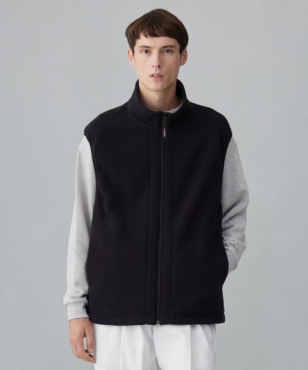 UNFILO MENS 【男女兼用】ポーラテック ボアベスト ブラック