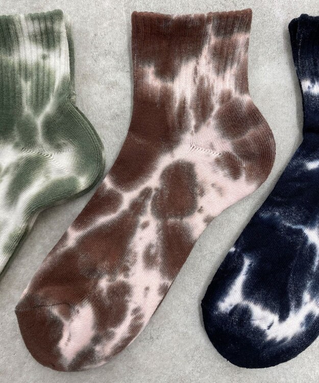 WEGO タイダイソックス（A） ブラウン