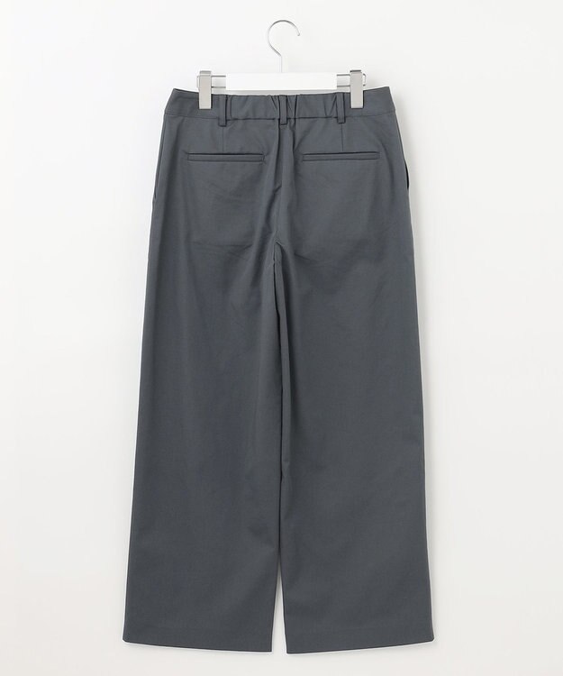 J.PRESS LADIES 【洗える】 ストレッチツイル セミワイド ベイカー パンツ グレー系