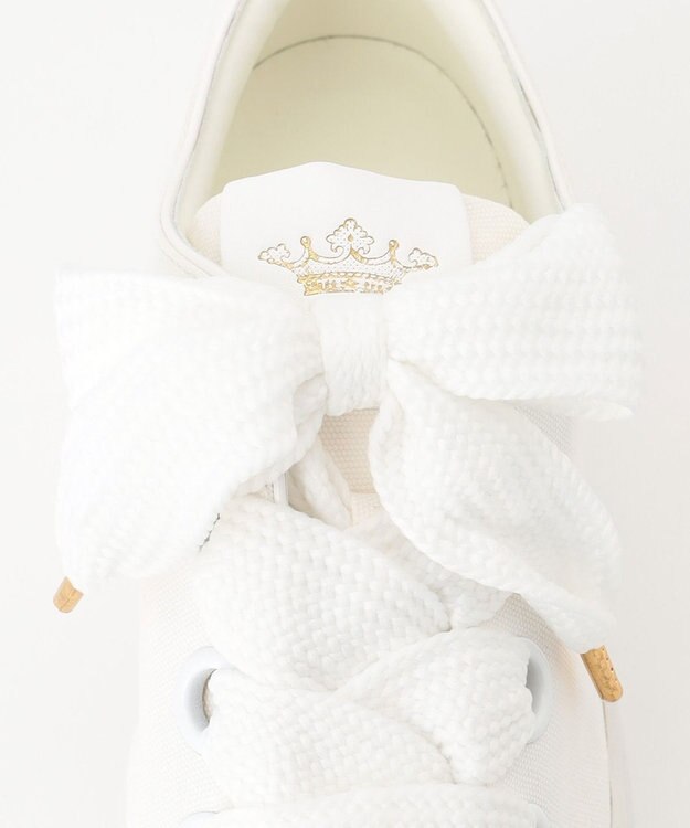 TOCCA 【WEB＆一部店舗限定】BIG RIBBON CANVAS SNEAKERS スニーカー アイボリー系