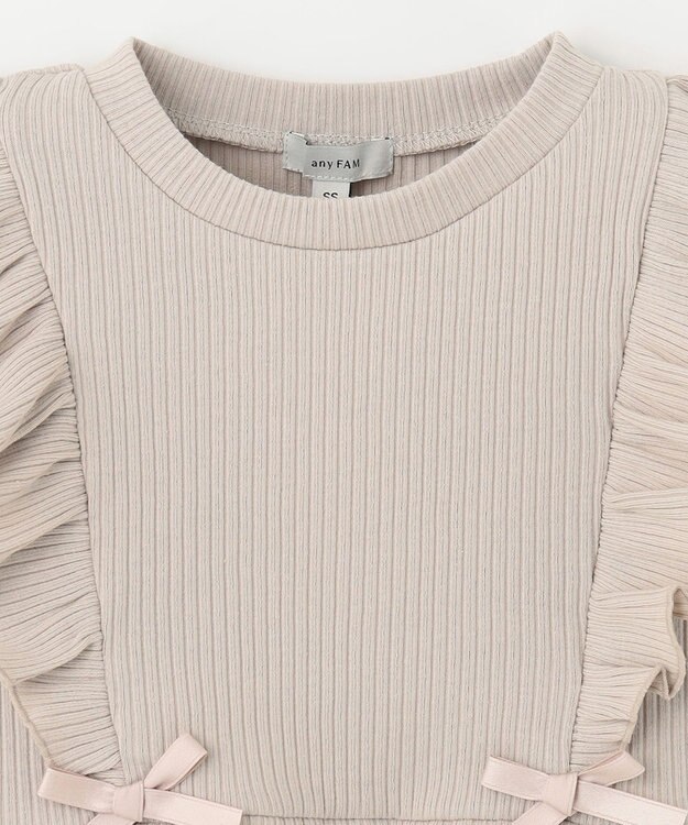 ANY KIDS レイヤード ブラウス ベージュ