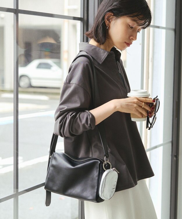 2025AW新作】レザースクエアショルダーバッグ(CE-1575) / russet