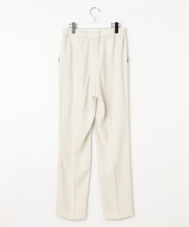 23区 【Oggi7月号掲載/吸水速乾/接触冷感/UVカット】ストレッチジョーゼット テーパード パンツ ベージュ系