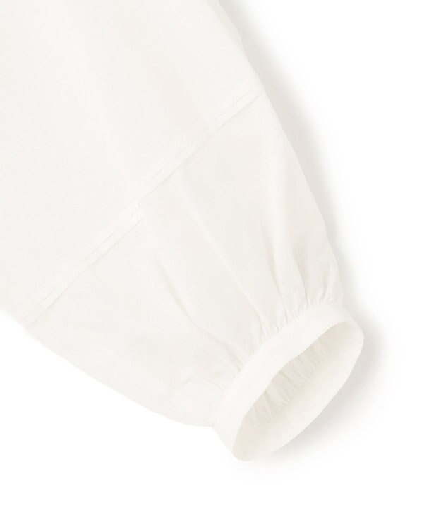 23区 【先行予約】コットンボイル ピンタック ブラウス ホワイト系