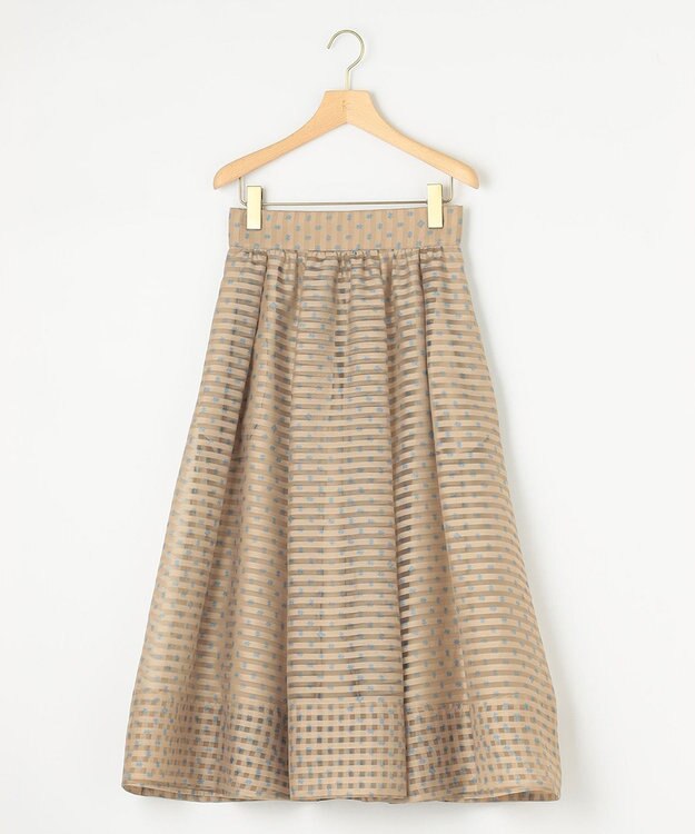 組曲 S 【セットアップ対応可】モノグラムプリントフレアスカート ベージュ系5