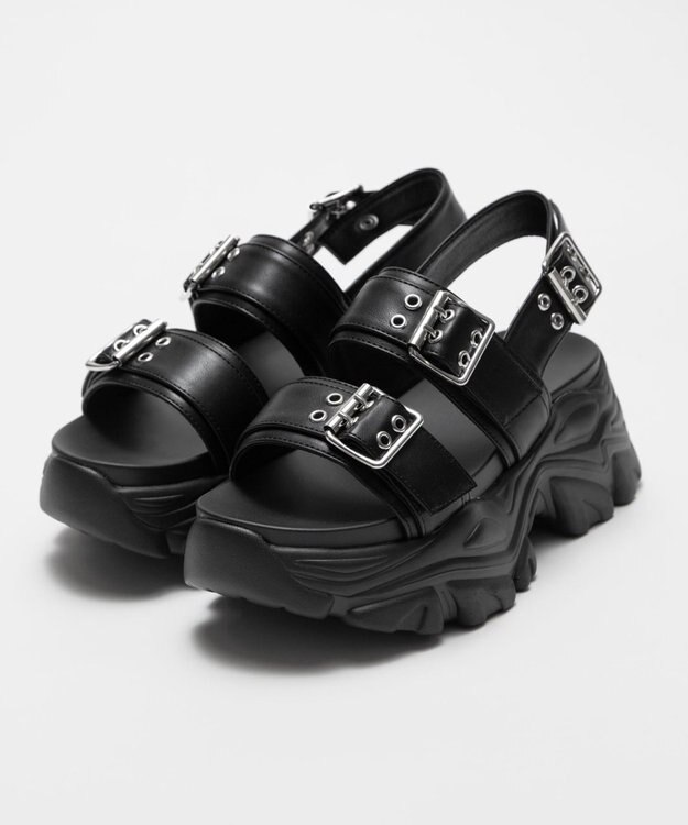 WEGO 厚底ハトメベルトスポサン ブラック