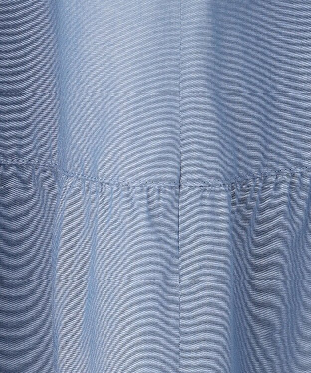 J.PRESS YORK STREET 【WOMEN】ティアード ワンピース ブルー系