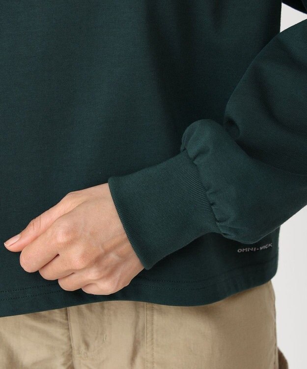 Columbia Columbia/ ウィメンズレイクトゥーアベニューロングスリーブクロップドTシャツ /コロンビア Dark Forest