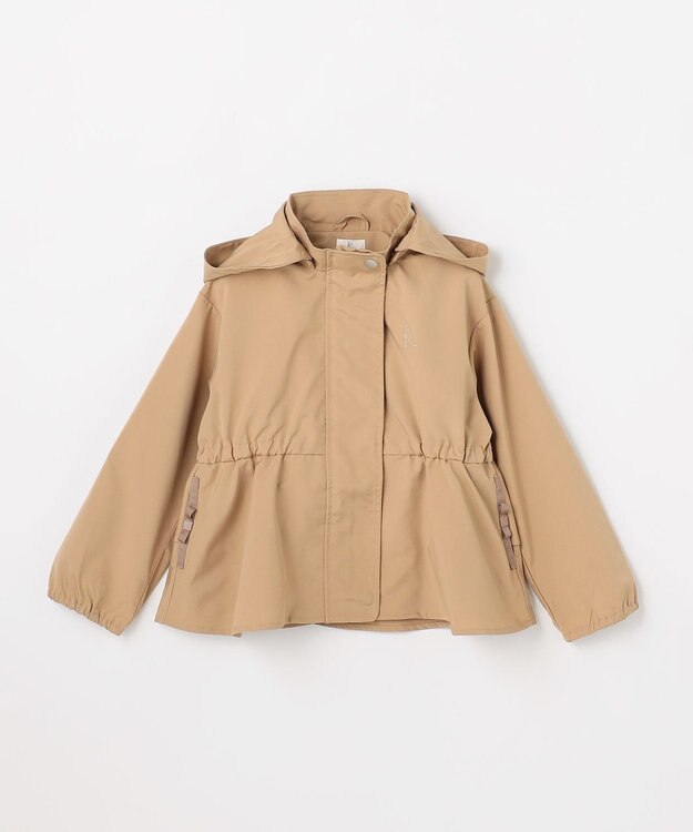 組曲 KIDS 【110-140㎝】フリルマウンパ ベージュ