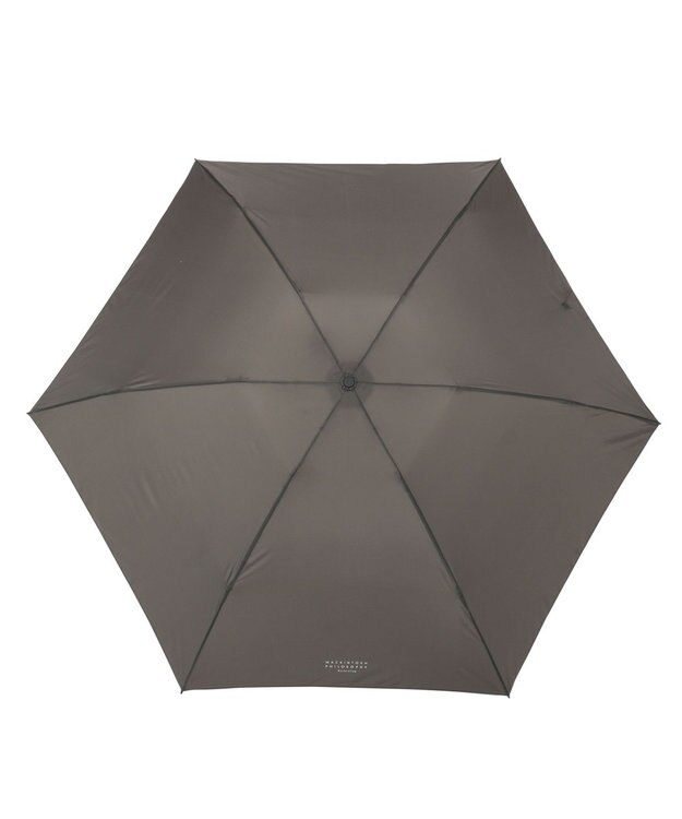 MOONBAT 【大きめ】マッキントッシュ フィロソフィー 折りたたみ傘 Barbrella 超軽量 約105g 無地 55cm ダークブラウン