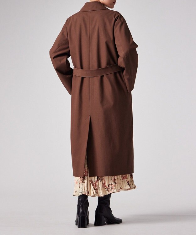 Paul Smith コットンギャバジン ロングコート チェスナット