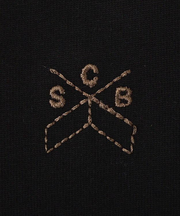 CRAFT STANDARD BOUTIQUE ワンポイント刺繍ラグランロンＴ Black
