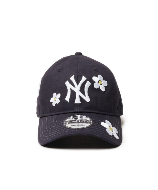 WEGO 【ユニセックス着用ITEM】NEWERA　920　MLB　FLOWER　EMB ネイビー