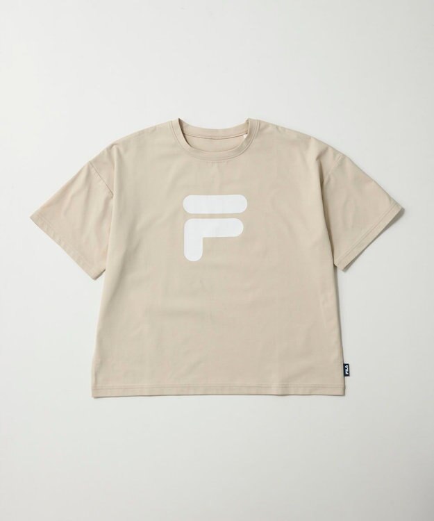 OP／FILA 【FILA】F-BOXロゴラッシュスーツ ベージュ