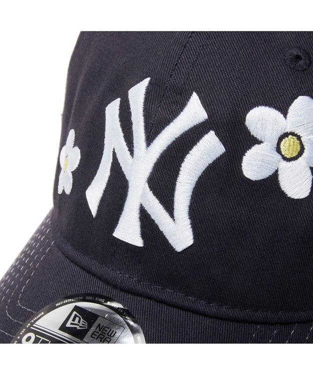 WEGO 【ユニセックス着用ITEM】NEWERA　920　MLB　FLOWER　EMB ネイビー