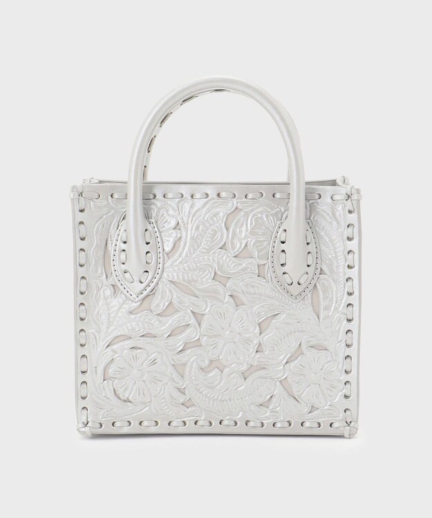 GRACE CONTINENTAL SquareMiniBagMT シルバー