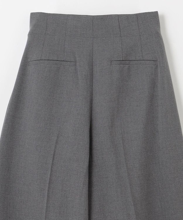 NAVE 【Nave・洗える】2WAYツイル ワイドパンツ ライトグレー系