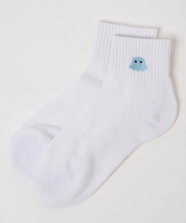 WEGO アニマル刺繍ワンポイントソックス 柄8